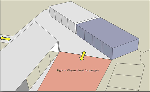 Lot: 61 - FREEHOLD LAND & SIX LOCK-UP GARAGES - 